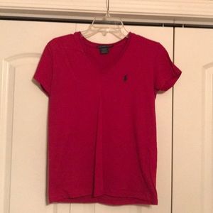 Ralph Lauren dark pink top
